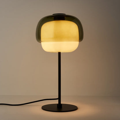 Xyndrae Modern Nordic Double-Layered Tinted Glass Table Lamp