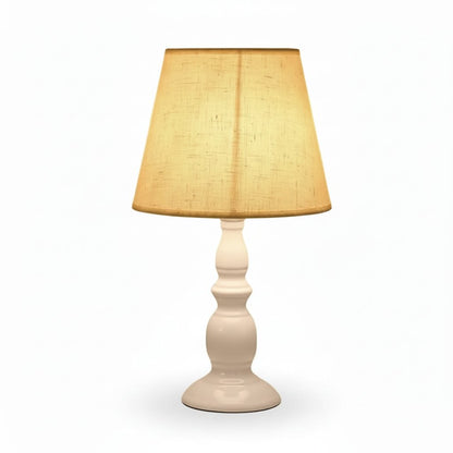 Issac Classic Linen Empire Iron Body Table Lamp