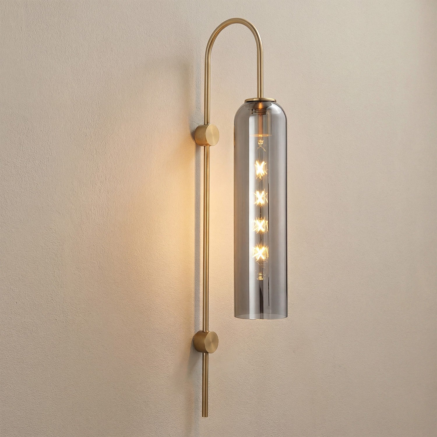 Janvy Modern Exquisite Glass Wall Sconce