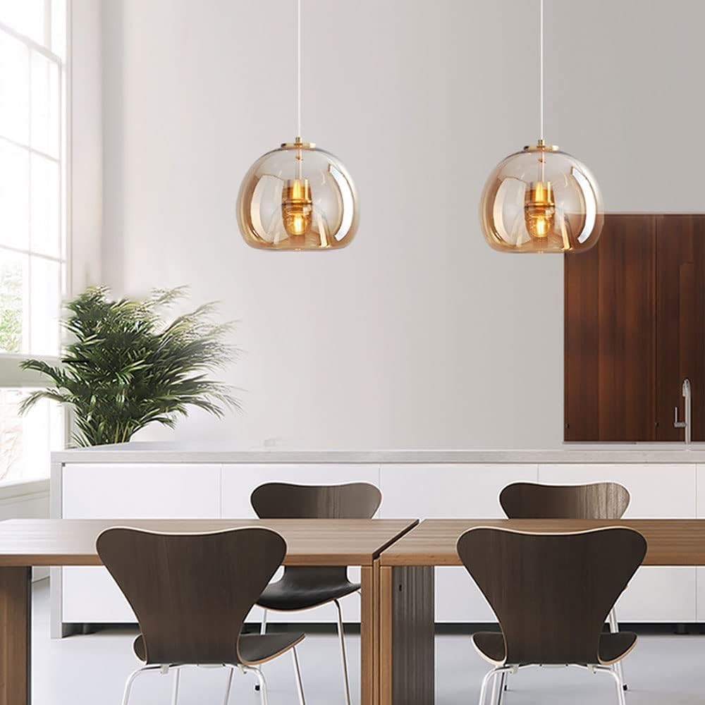 Priya Farmhouse Glass Kitchen Ceiling/Pendant Lighting