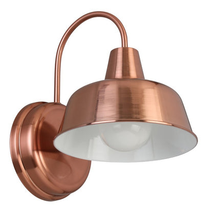 Anders Industrial Metal Dome Wall Sconce