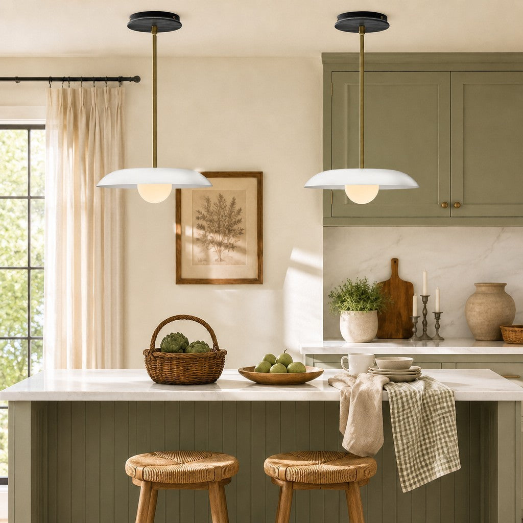 Eiralys Industrial Metal Dome Pendant Light