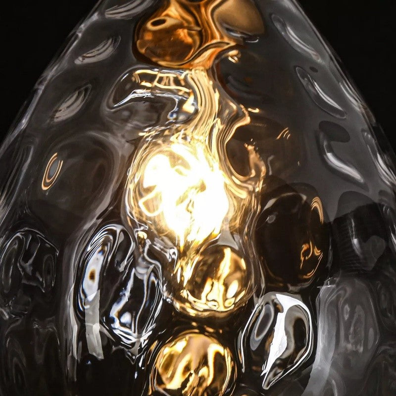 Goad Modern Teardrop Ripple Glass Pendant Light