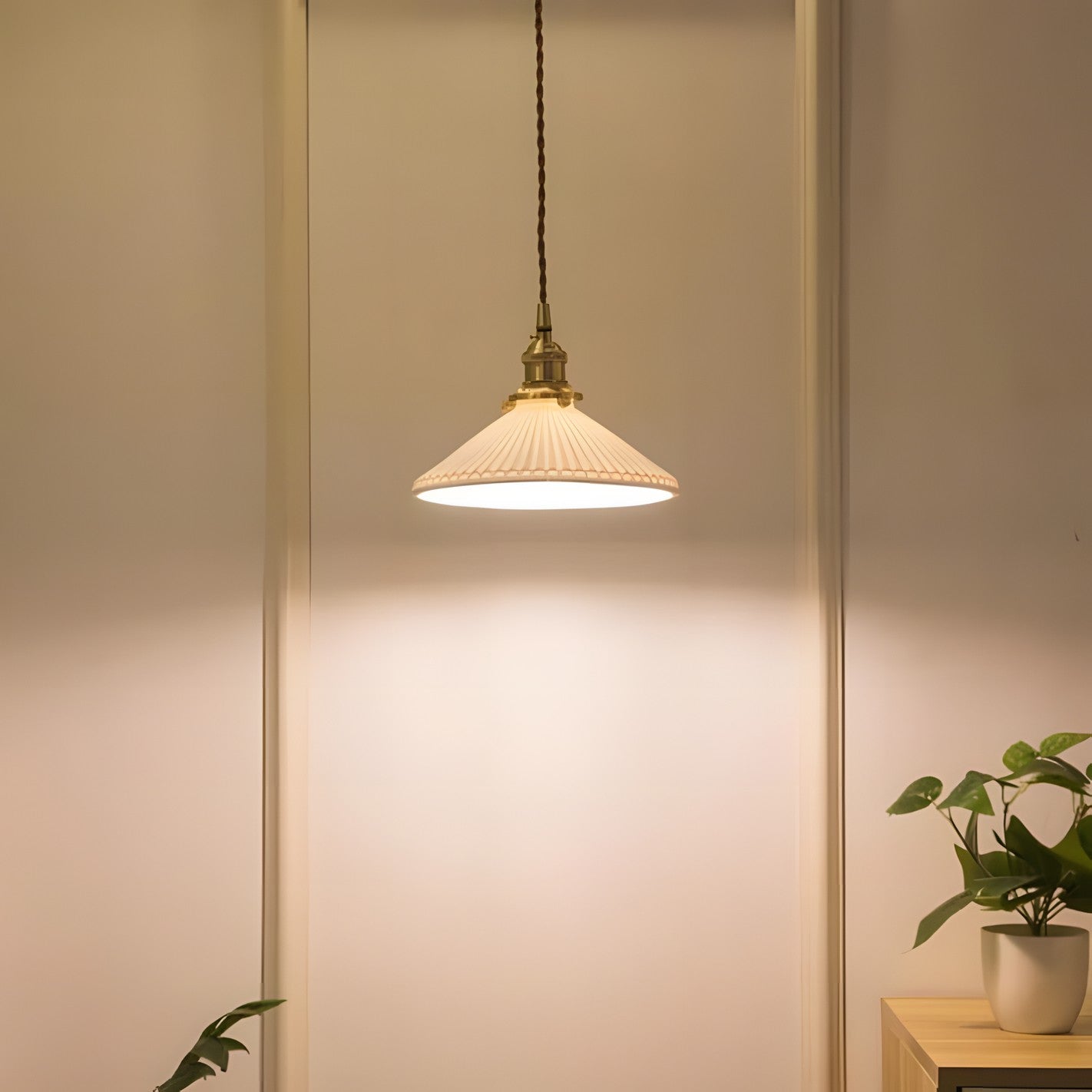 Elena Sjöborre Art Deco Stripe Pendant Light