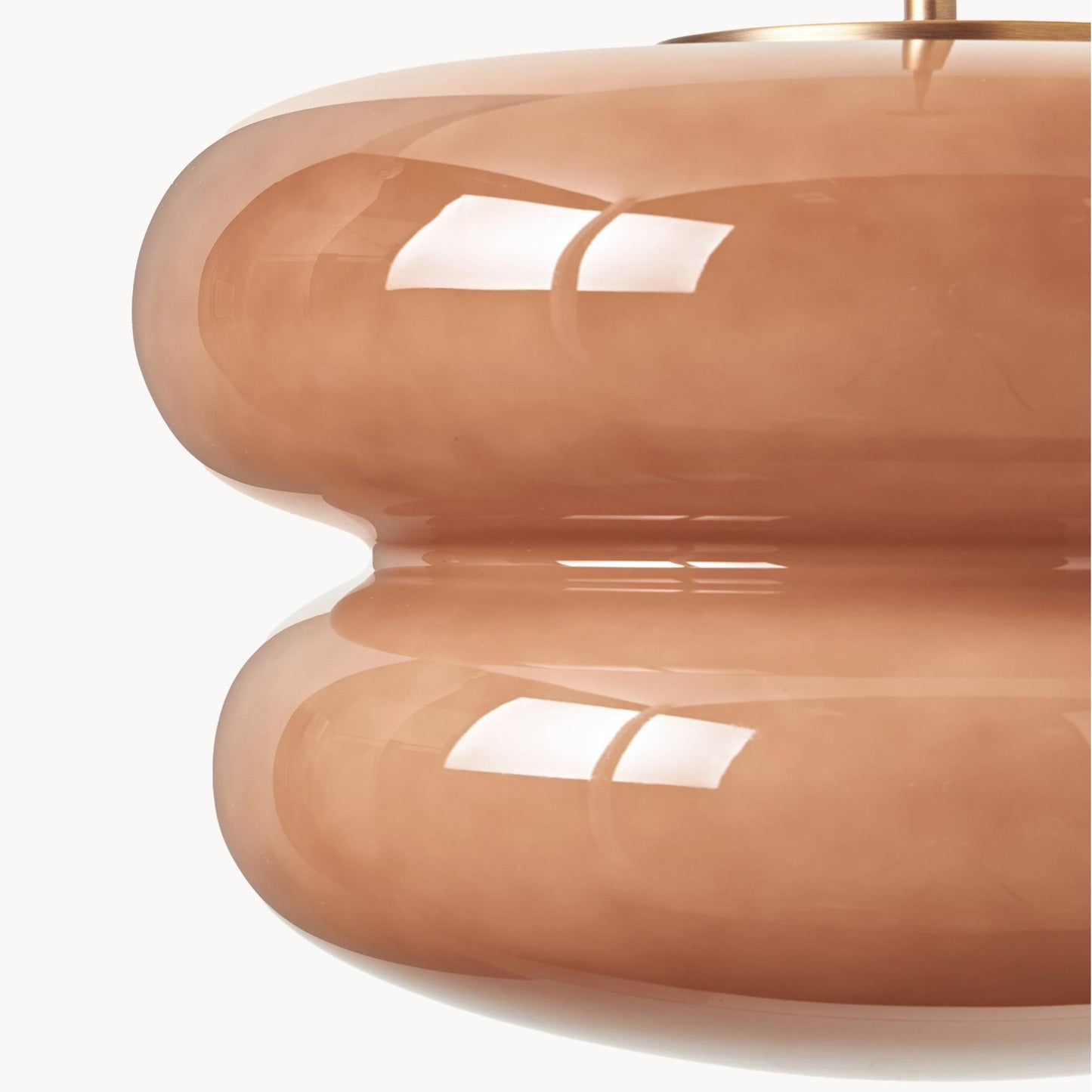 Josie Cream Bauhaus Opal Glass Pendant Light