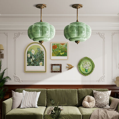 Ozita Retro Semi-Flush Mount Eloise Pendant Light