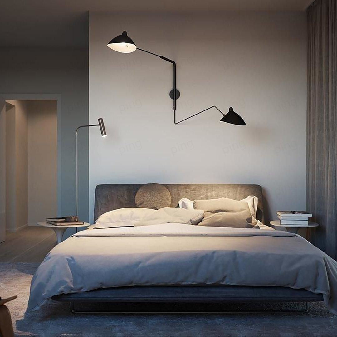 Radha Swing Arm Industrial Modern Wall Sconce