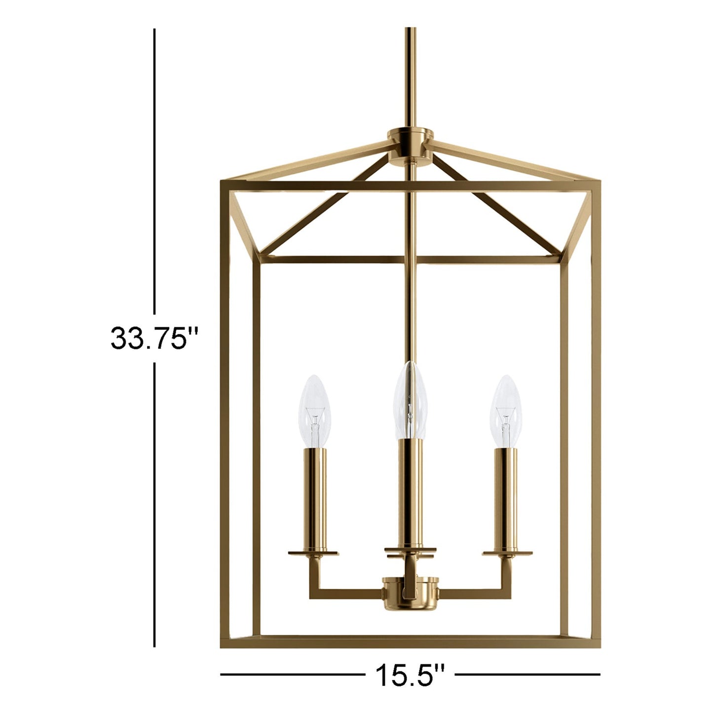 Marie Farmhouse Metal Lantern Pendant Light