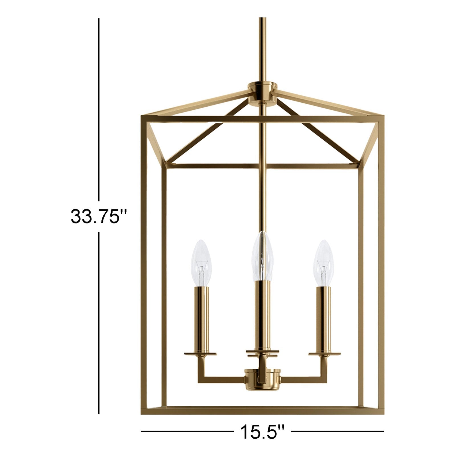 Marie Farmhouse Metal Lantern Pendant Light