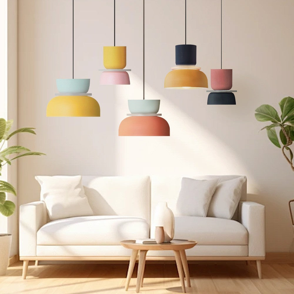 Vesperia Nordic Macaron Pendant Light for Round Dining Table