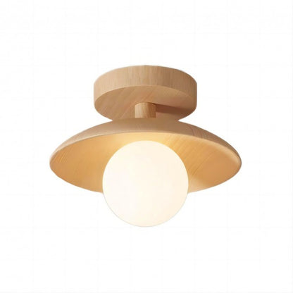 Oza Wooden Plafon Ceiling Light