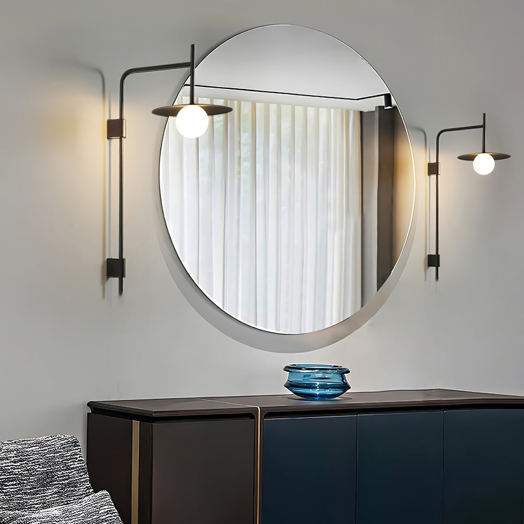 Pyris Scandinavian Minimalist Metal Swing Arm Wall Lamp