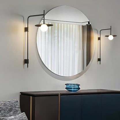 Pyris Scandinavian Minimalist Metal Swing Arm Wall Lamp