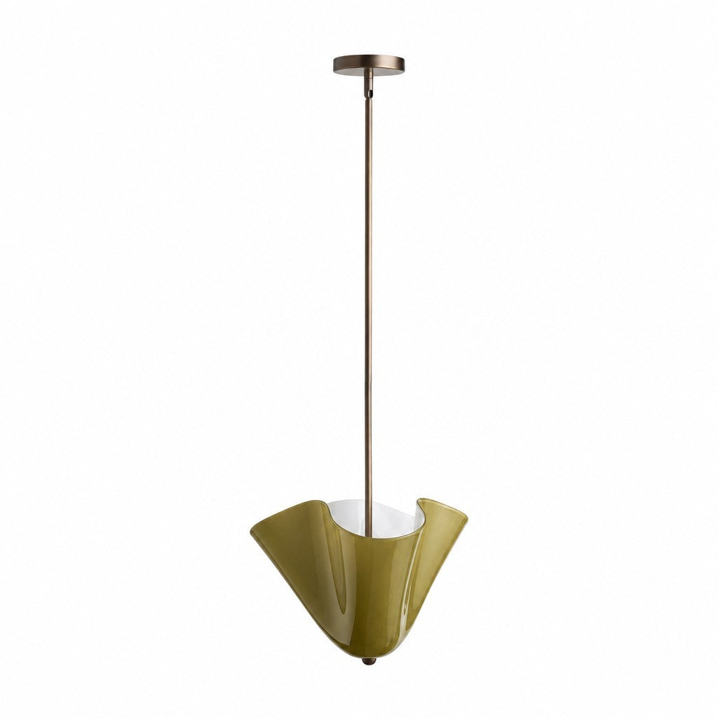 Franklin Modern Shell Glass Fazzo Pendant Light