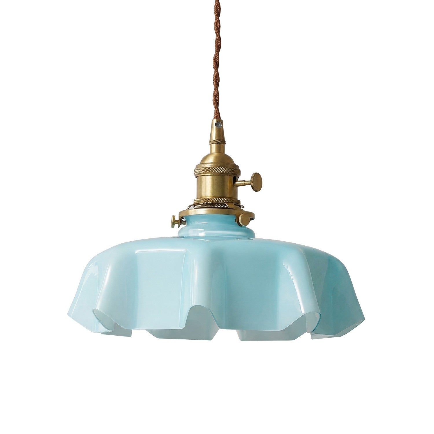 Jovianth French Cream Flower Single Pendant Light
