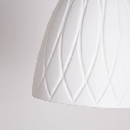 Carlo KiKi Fluted Ceramic Brass Pendant Light