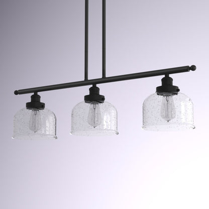 Dax Farmhouse 3 Lights Glass Pendant Light