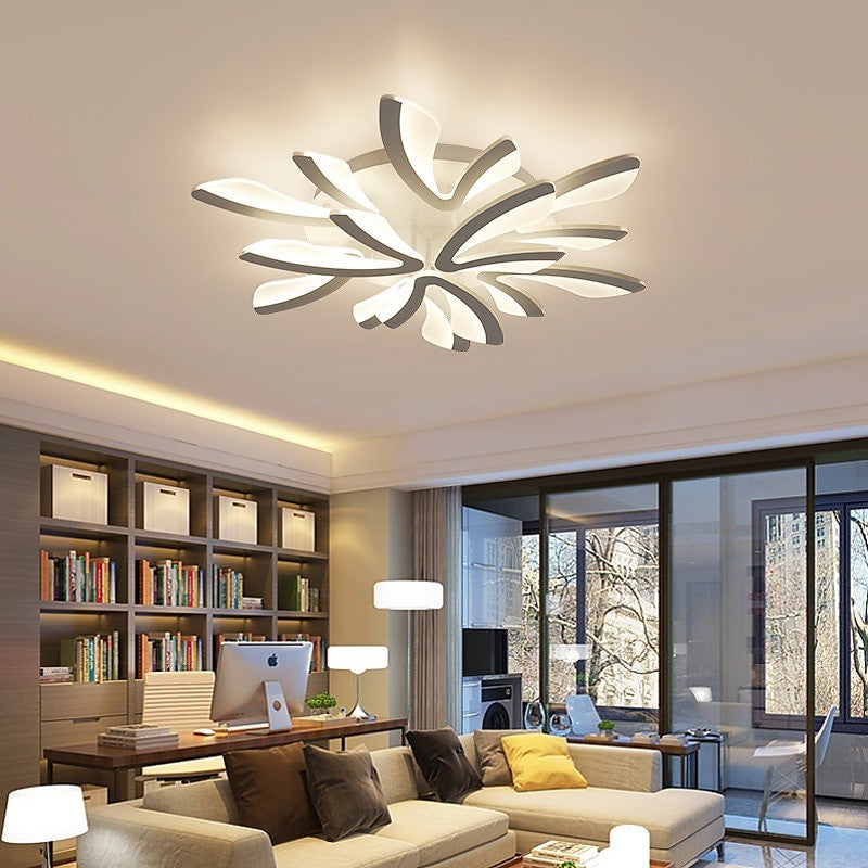 Sariel Led Dimmable Acrylic V Shape Ceiling Light