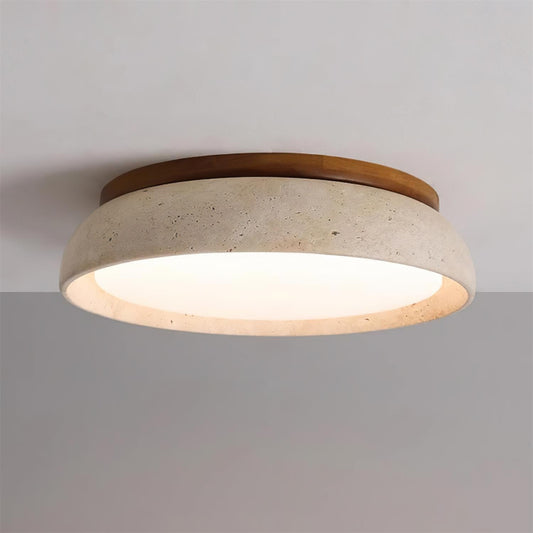 Nox Scandinavian Travertine Ceiling Light