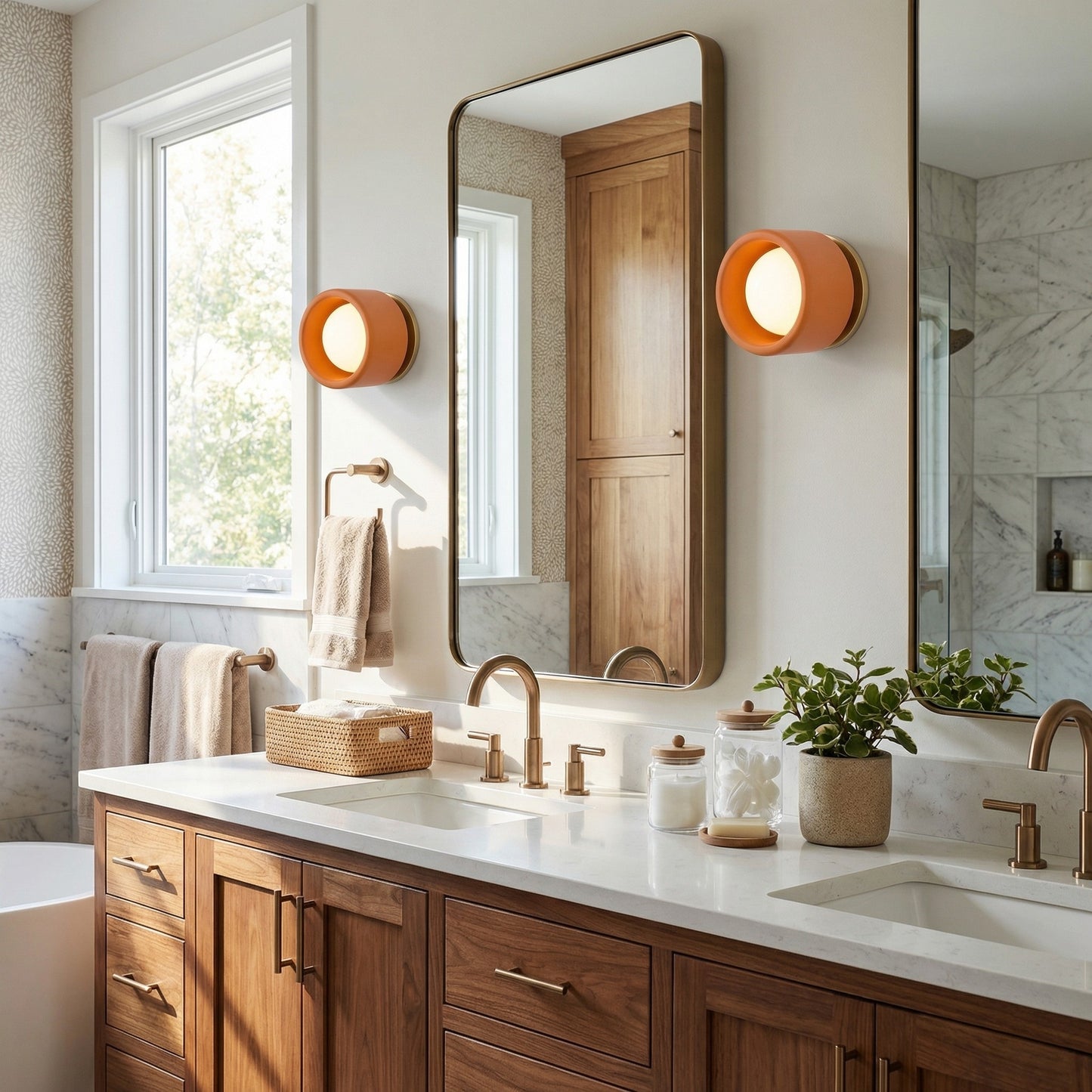 Aura Modern Porcelain Sconce