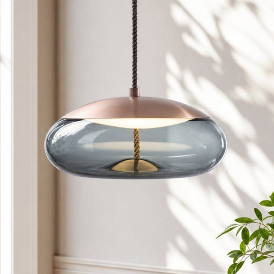 Lewis Modern LED Geometric Glass Pendant Light