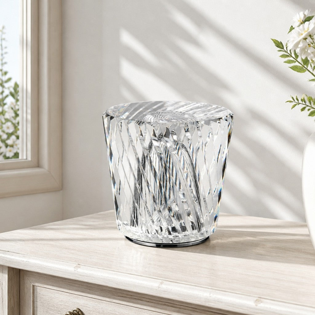 Faelith Modern Crystal Glass Faceted Table Lamp