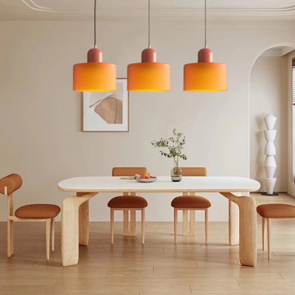 Colorful Creative Small Fresh Glass Shade Pendant Light