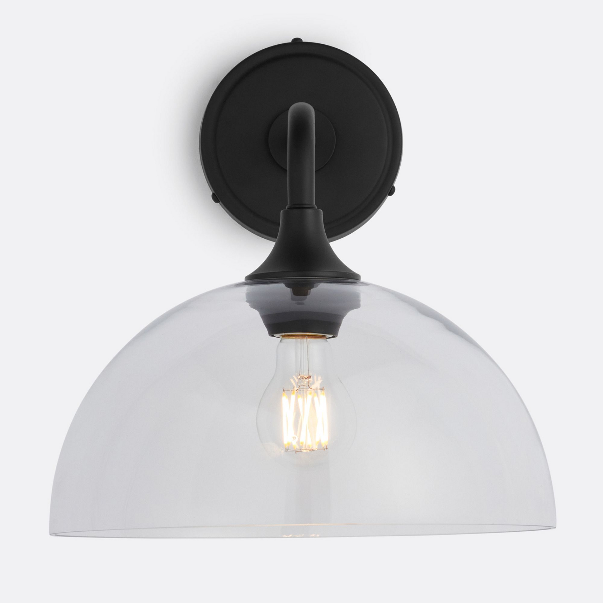 Musara Minimalist Glass Shade Wall Light
