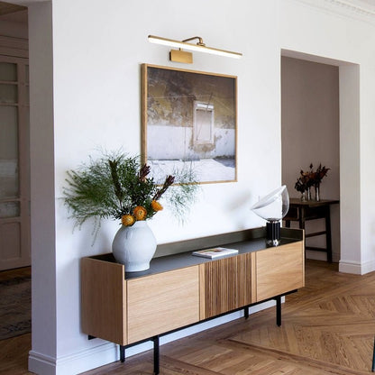 Jaryn Rustic LED Bar Brass Wall Light