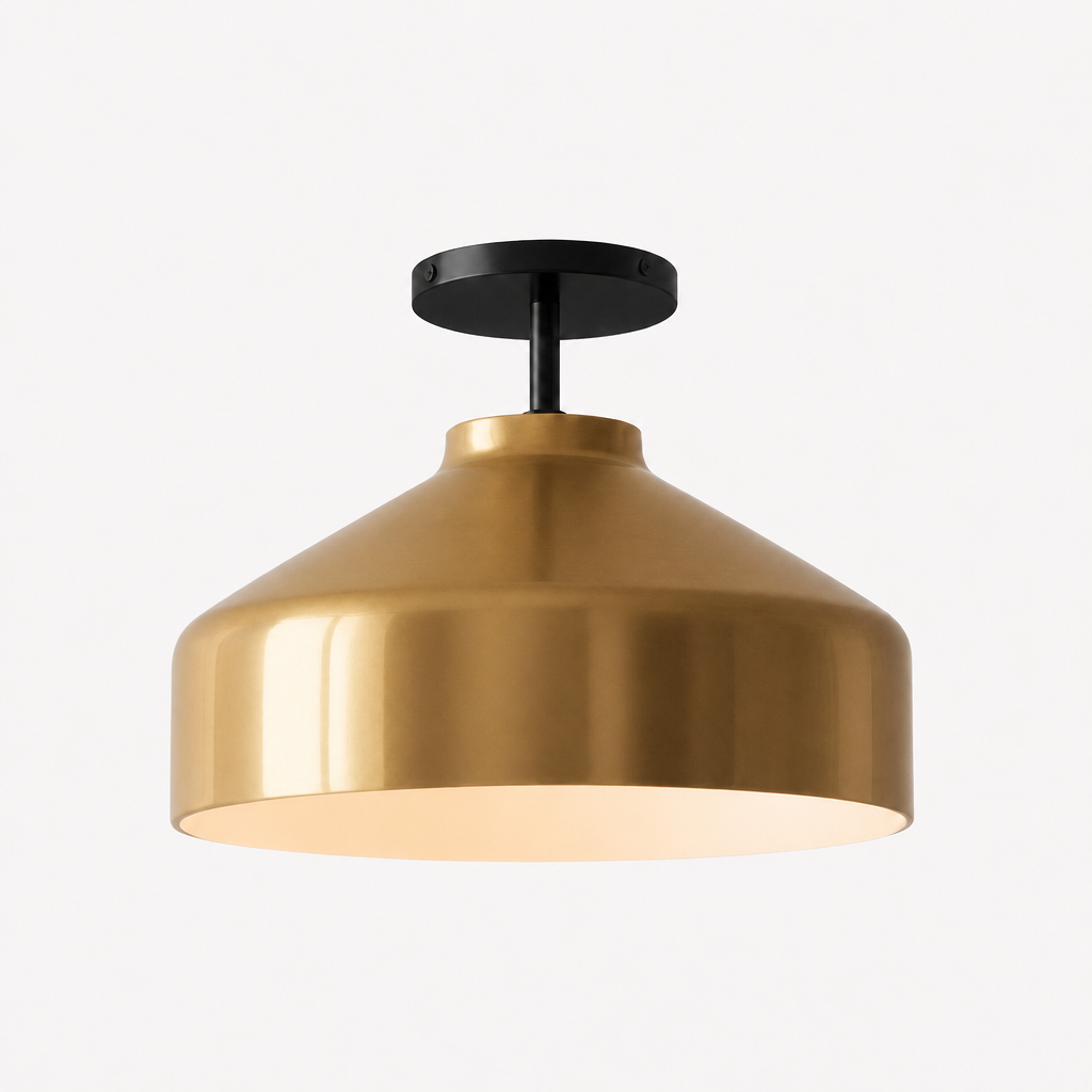 Drilon Nordic Morandi Metal Flush Mount Ceiling Light