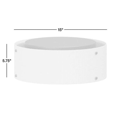 Gregory Modern Brass Ribbed Glass Drum Round Flush Mount Ceiling Light