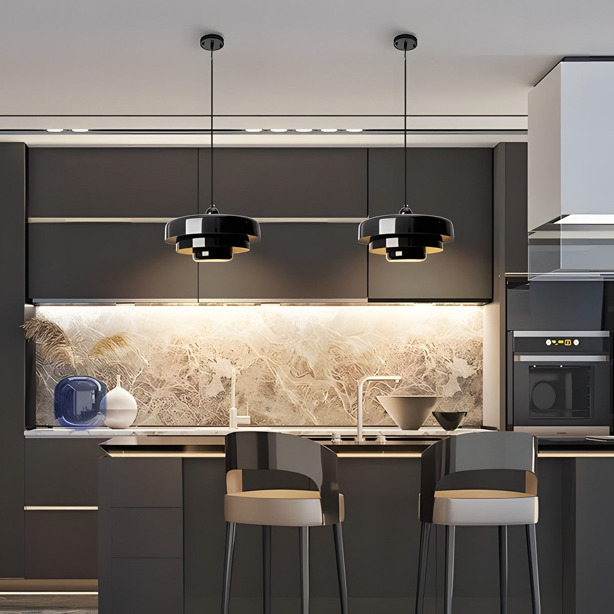 Modern Scandinavian Multi‑Layer Colorful Pendant Light
