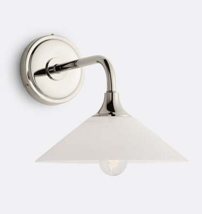 Musara Minimalist Glass Shade Wall Light