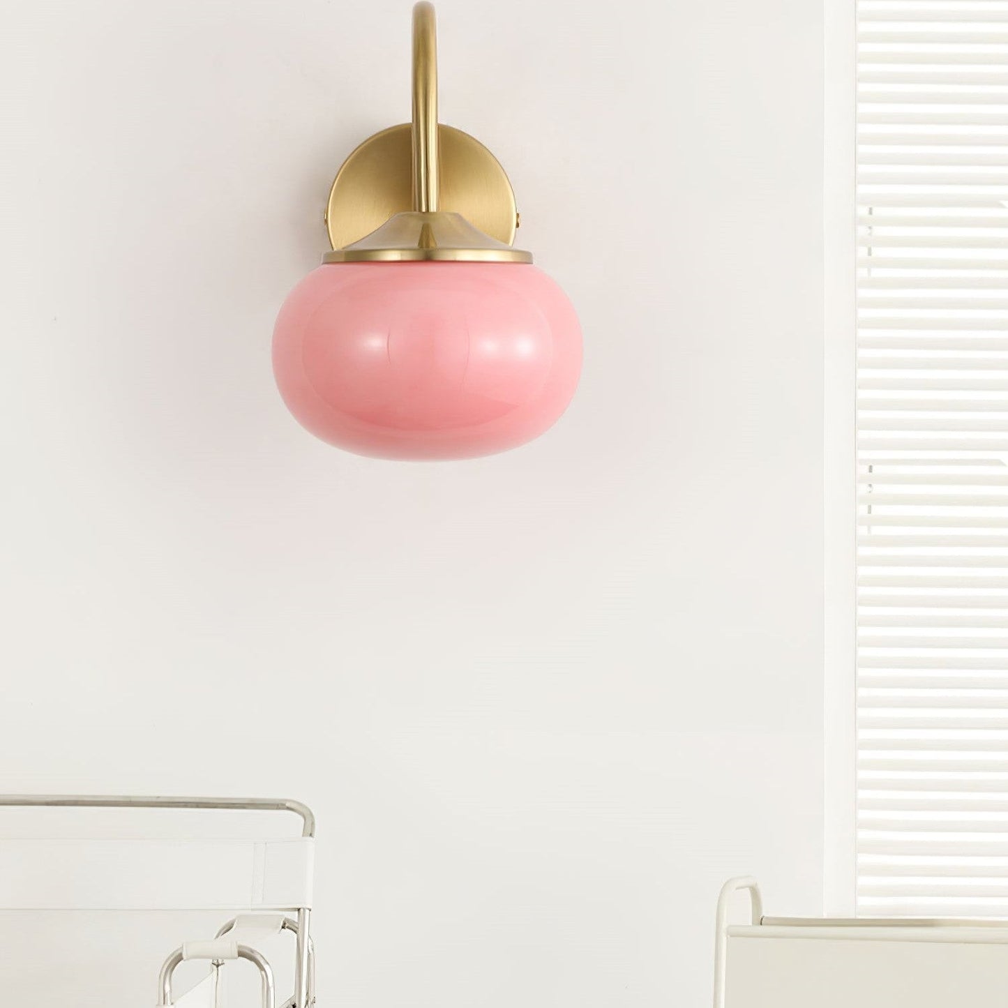 Luka Retro Bauhaus Globe Glass Sconce