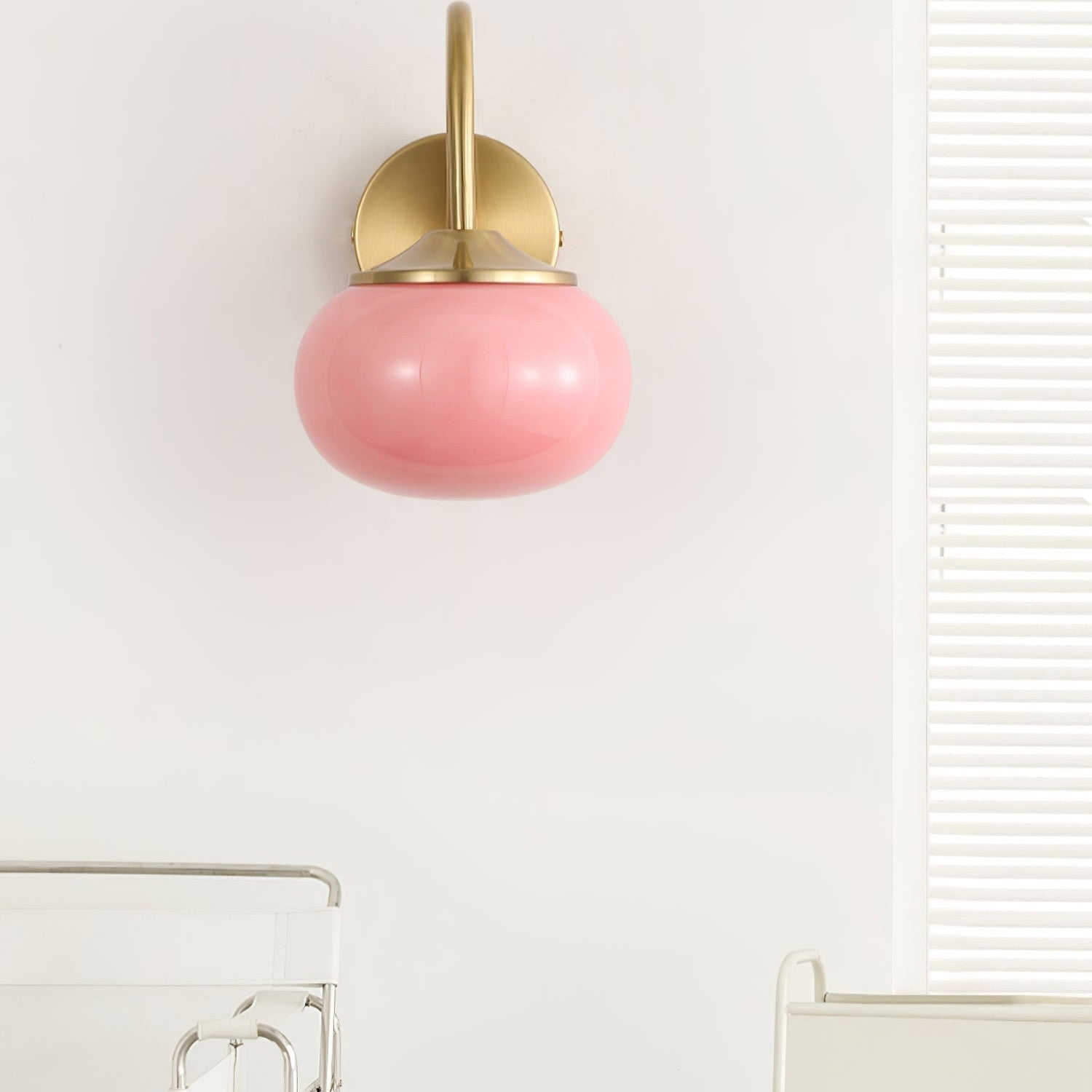 Luka Retro Bauhaus Globe Glass Sconce