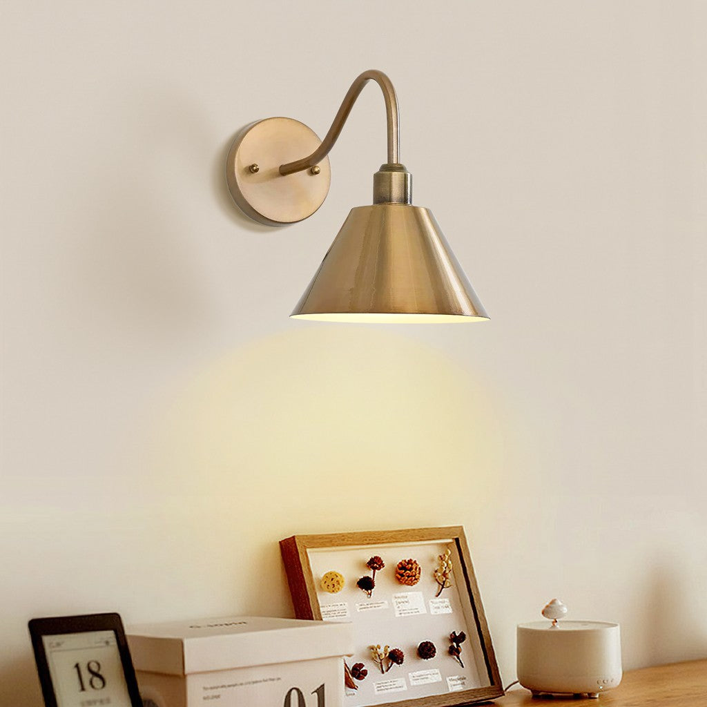 Ferm Minimalist Industrial Tapered Sconce