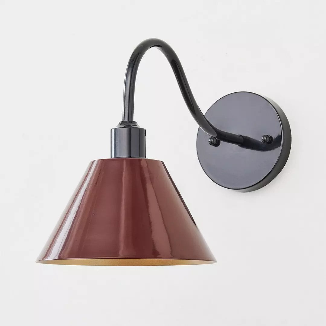 Ferm Minimalist Industrial Tapered Sconce