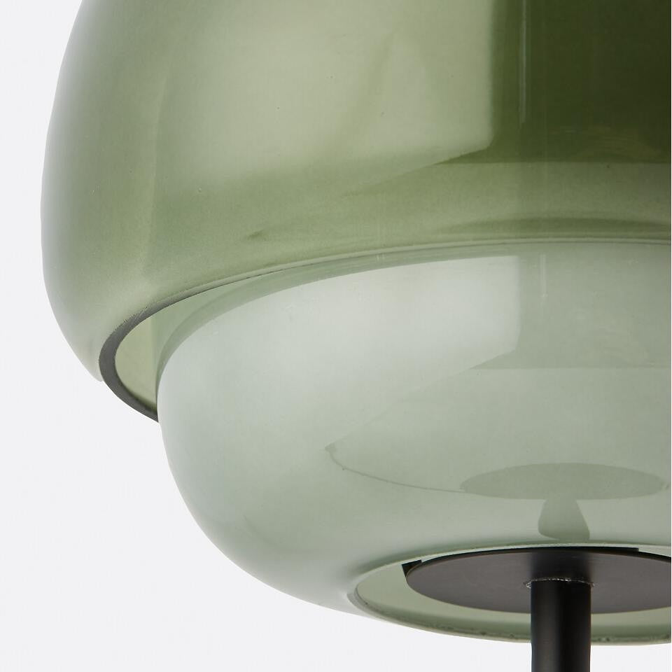 Xyndrae Modern Nordic Double-Layered Tinted Glass Table Lamp