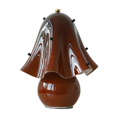Catalina Modern Wavy Glass Petal Fazzo Table Lamp