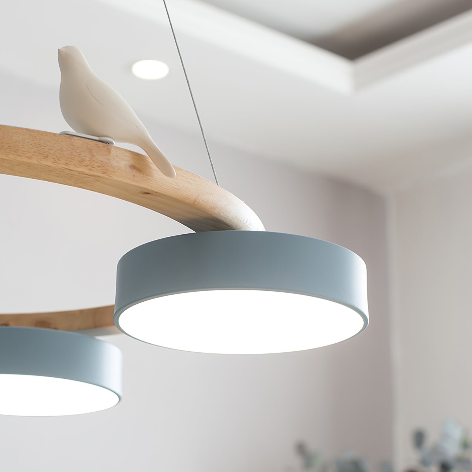Myrithor Macarons Bird Woon Round Chandelier