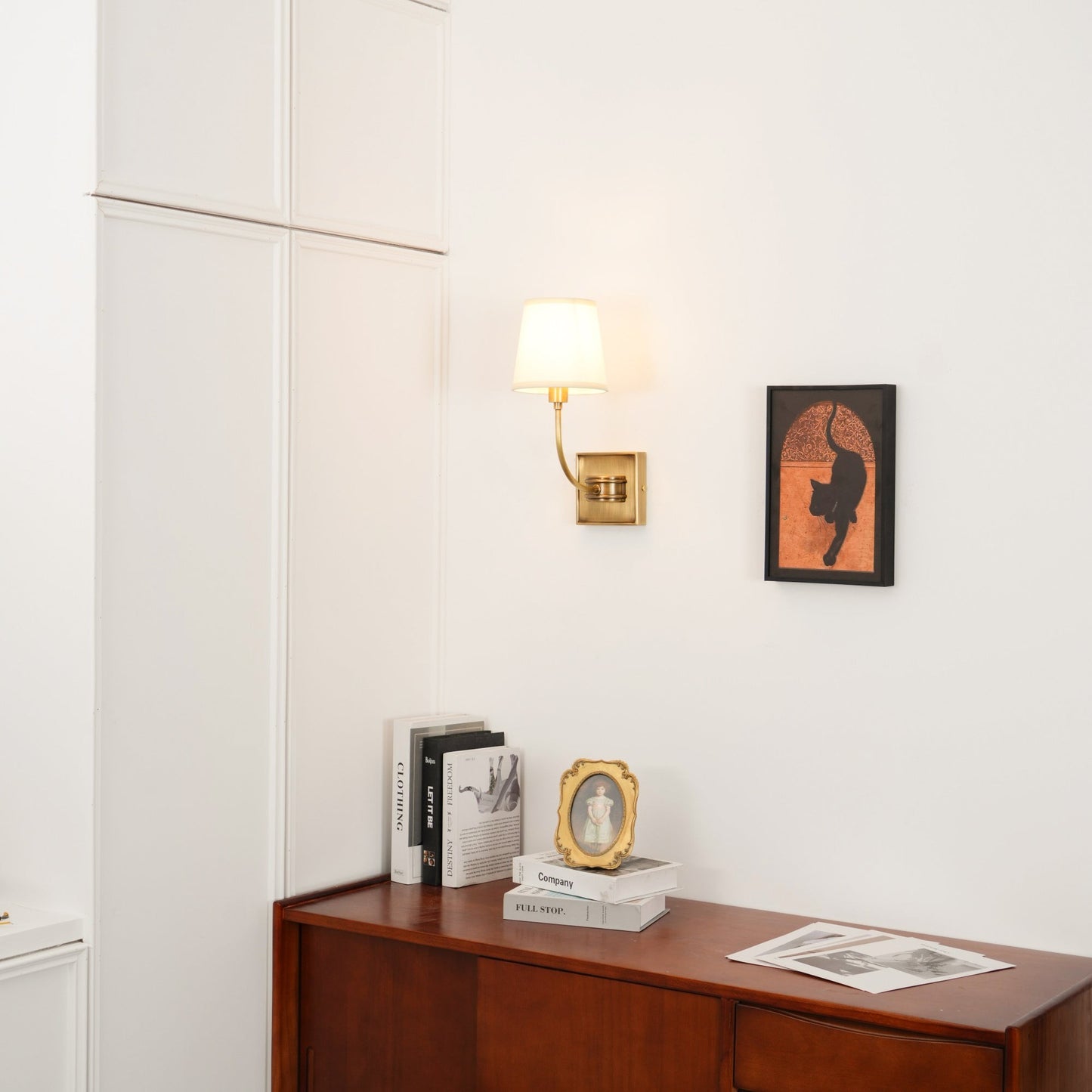 Wrynn 1/2/3 Light Fabric Shade Wall Sconce