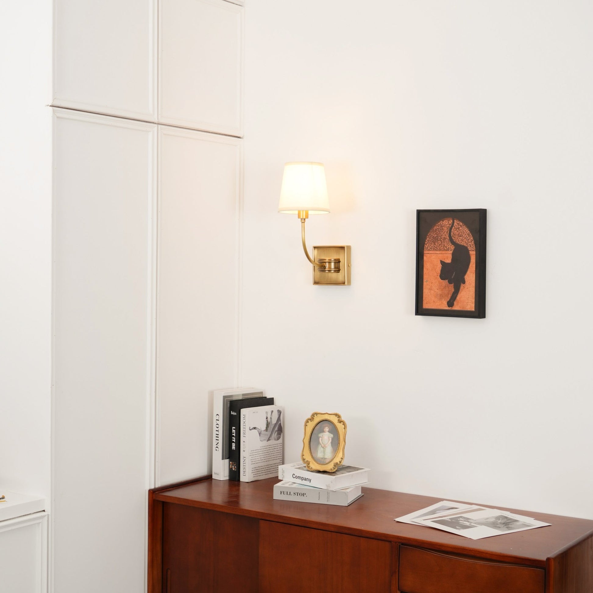 Wrynn 1/2/3 Light Fabric Shade Wall Sconce