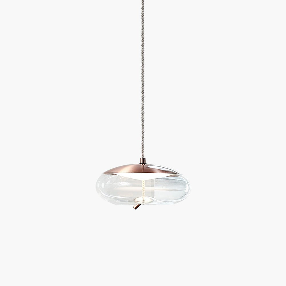 Lewis Modern LED Geometric Glass Pendant Light