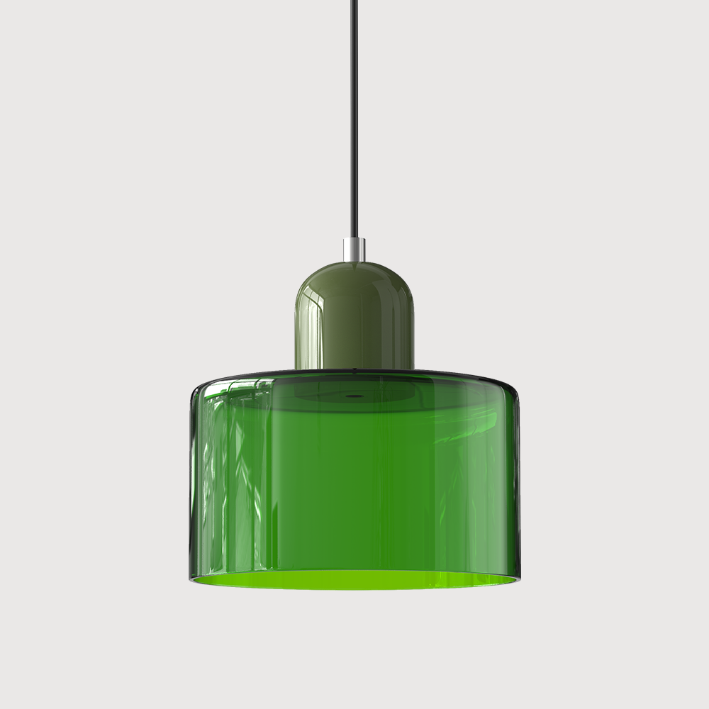 Colorful Creative Small Fresh Glass Shade Pendant Light