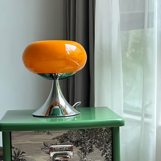 Orilix Colorful Apple Bauhaus Glass Table Lamp