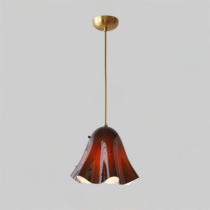 Hadrian Vintage Glass Flower Fazzo Pendant