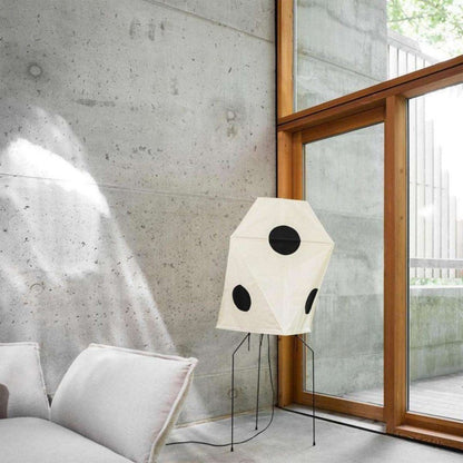 Kiran Minimalist Wabi-sabi Tripod Floor Lamp