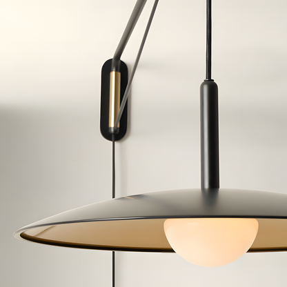 Cruz Minimalist Adjustable Plug-In Wall Sconce