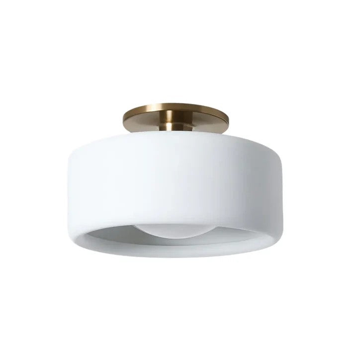 Aura Modern Porcelain Flush Mount Ceiling Light