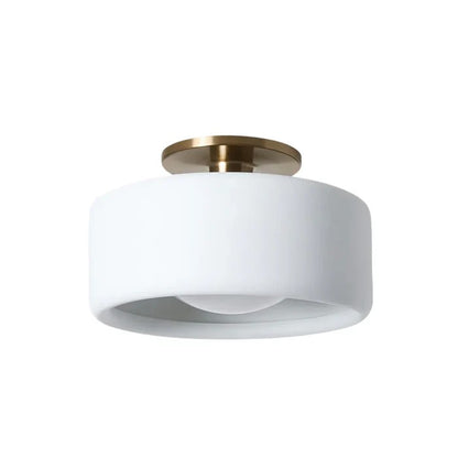 Aura Modern Porcelain Flush Mount Ceiling Light